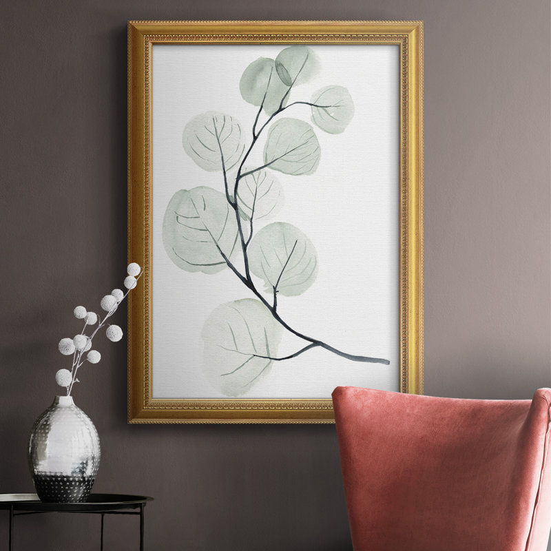 «Silver Dollars I», toile encadrée de qualité supérieure - prête à être accrochée, H 36 po x l 24 po