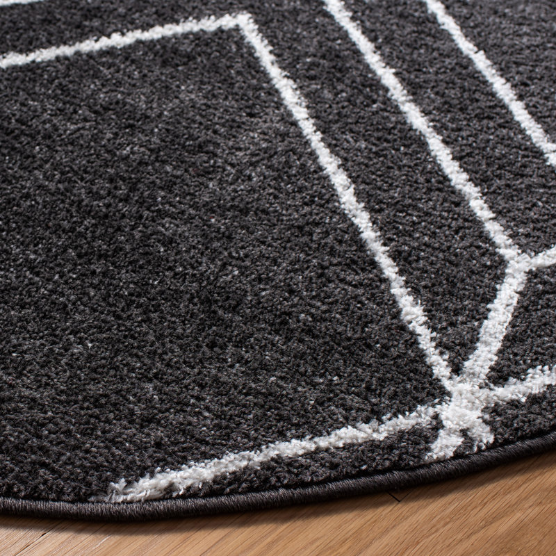Tapis géométrique Garces Performance, Rectangle 9 pi x 12 pi