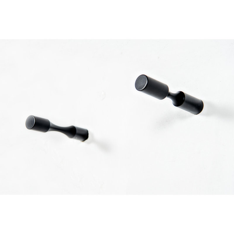 Fairlawn 1 Bottle Wall Mounted Wine Bottle Rack, Matte Black