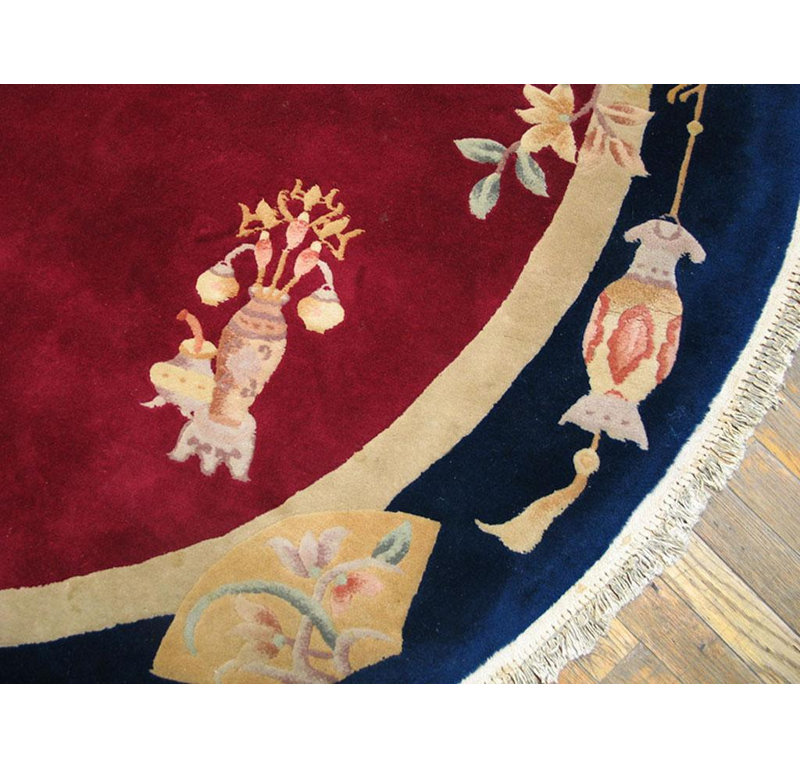 Tapis art déco chinois antique Majestic Darck