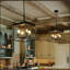 Lustre suspendu industriel 4 lumières, cage moderne en métal, luminaire suspendu réglable pour la salle à manger, la cuisine et le salon (sans ampoules)-422525248-422525250
