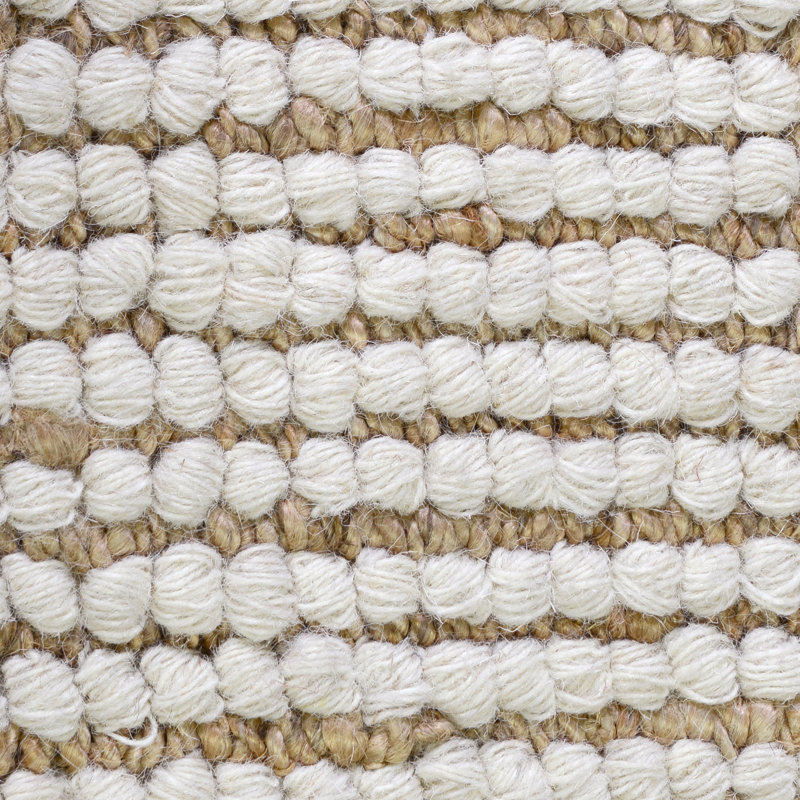 Tapis ivoire et naturel Kiti, 5 pi x 8 pi