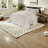 Comfortable Cream Bedding Sets, Cotton Reversible Design For Home