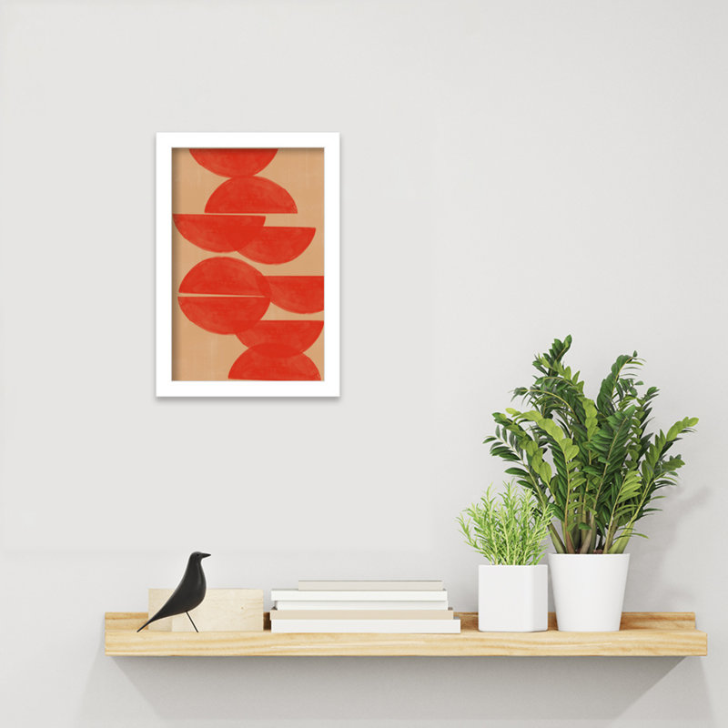 «Prestley The Futur is Bright» par le studio MIUUS, reproduction d'art encadrée, Blanc, H 13 po x l 9 po