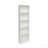 5-Tier Bookshelves Storage Cabinet White