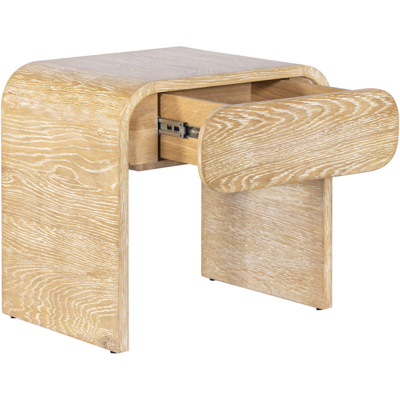 24'' W Nightstand, White Oak