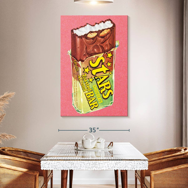 Chocolate Bar, 51" H x 34" W