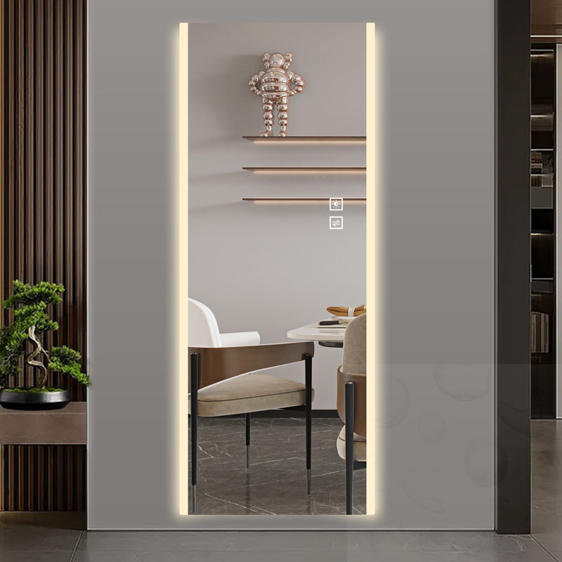 Led Wall Mounted Frameless Full-Length Mirror