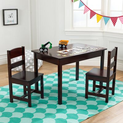 Kids Rectangular Play Table and Chair Set -  KidKraft, 26680