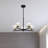 5 - Light Dimmable Modern Linear Chandelier