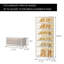 Range-chaussures pliable avec portes - Range-chaussures en plastique empilable (brun)