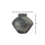 Vase décoratif gris foncé en céramique Cole and Gray-1965550339