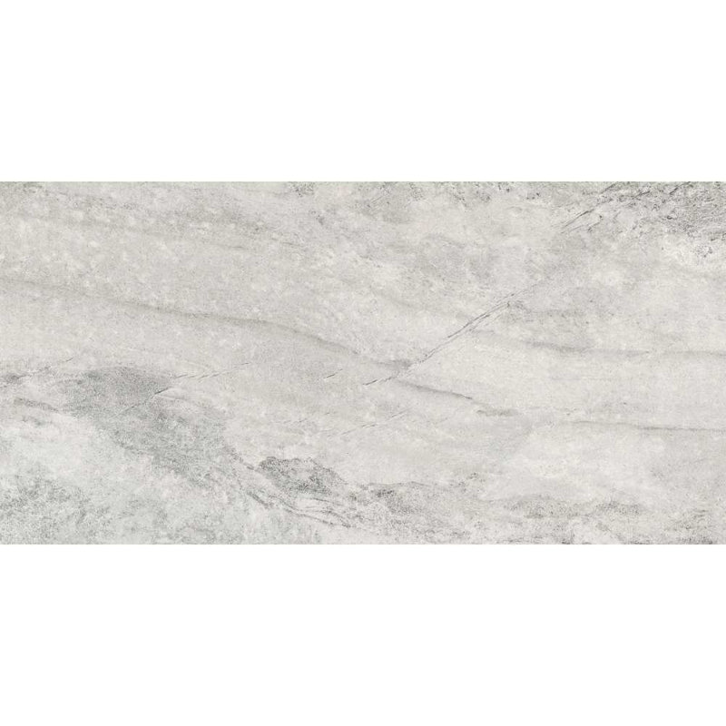 Wells Stone 12" x 24" Porcelain Stone Look Wall & Floor Tile, White