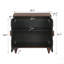 Buffet avec motif en nid d'abeille, armoire d'appoint moderne pour un rangement durable et élégant-130596721-130596722