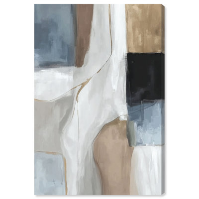 Décoration murale bohème Golden Rift IV par Art Remedy, tendue avec châssis, 30 x 45
