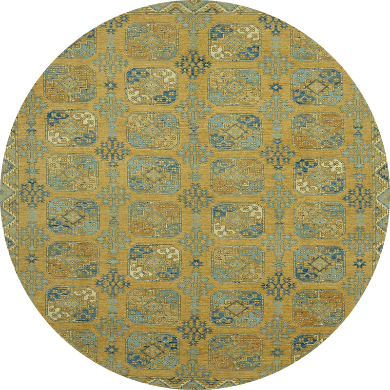 Abstract Indoor Rug, Round 3'