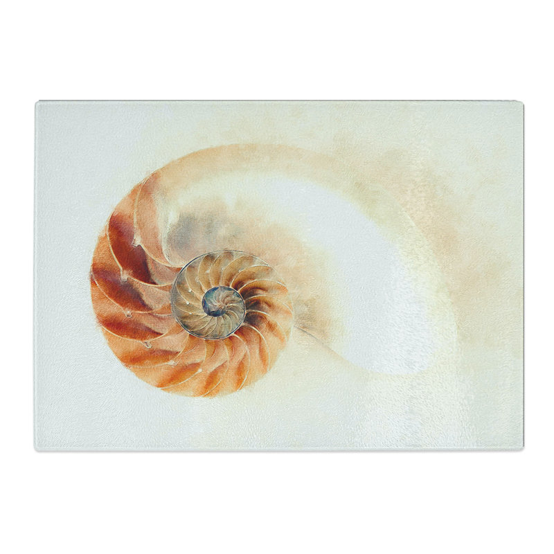 Mother of Pearl Shell Painting Chopping Board, 0.4cm H x 20cm W x 28.5cm L