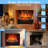 20 Inch Electric Fireplace Insert, 3d Log Set, Freestanding, Csa/ul Certified, 1400w/5000 Btu, Overheat/fuse Protection, Remote/timer, Indoor