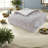 Oversized Cotton-rich Bedding Sets, Queen Comforter & Shams In Modern Grey