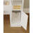 Vanity Desk with Mirror and 10 LED Lights, 3 Levels of Adjustable Brightness, Dresser Table with Hidden and Open Shelves
