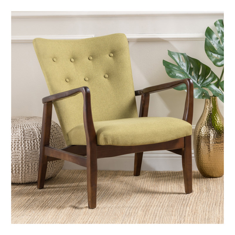 Chaise avec accoudoirs, Vert