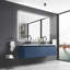 Miroir de salle de bain à DEL 84 x 48 po avec façade et rétroéclairage, miroir de meuble-lavabo mural avec cadre en aluminium, antibuée, mémoire, 3 couleurs, gradation continue