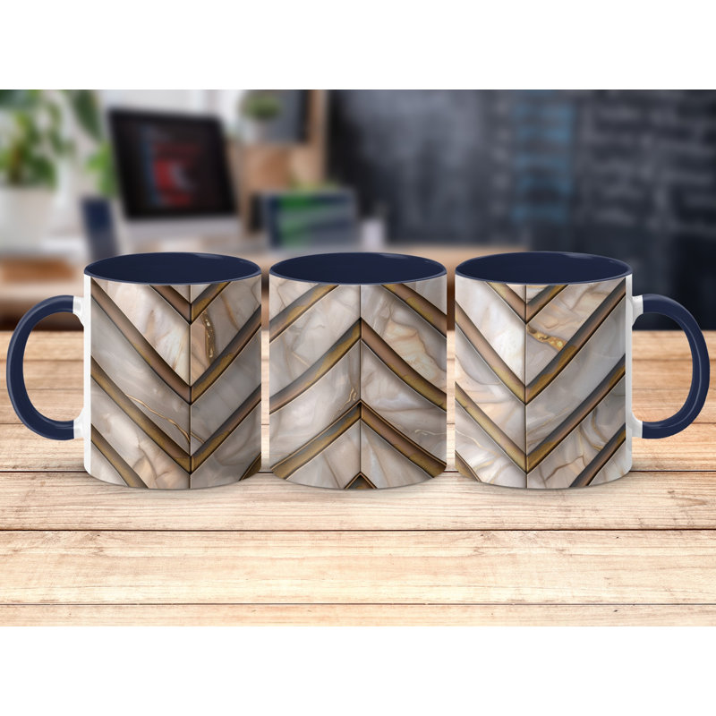 Ceramic Coffee Mug, Navy