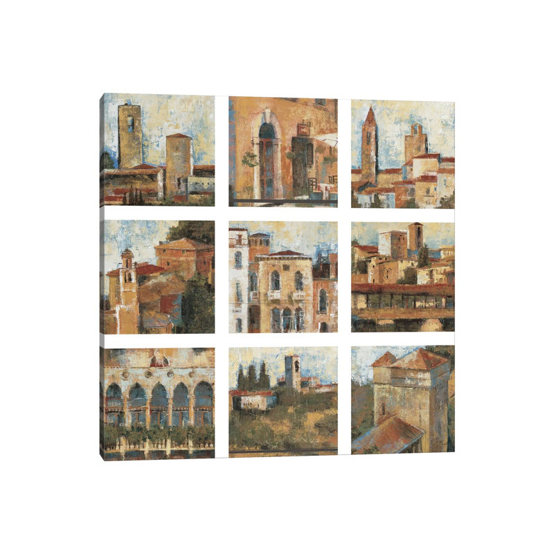Tuscan Series by Liz Jardine - Wrapped Canvas Painting, 30.48 cm H x 30.48 cm W