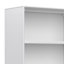 Banting 30"W Solid Wood 4 Shelf Industrial Bookcase with 2 Drawers, Adjustable Shelves, and Metal Base-612032233