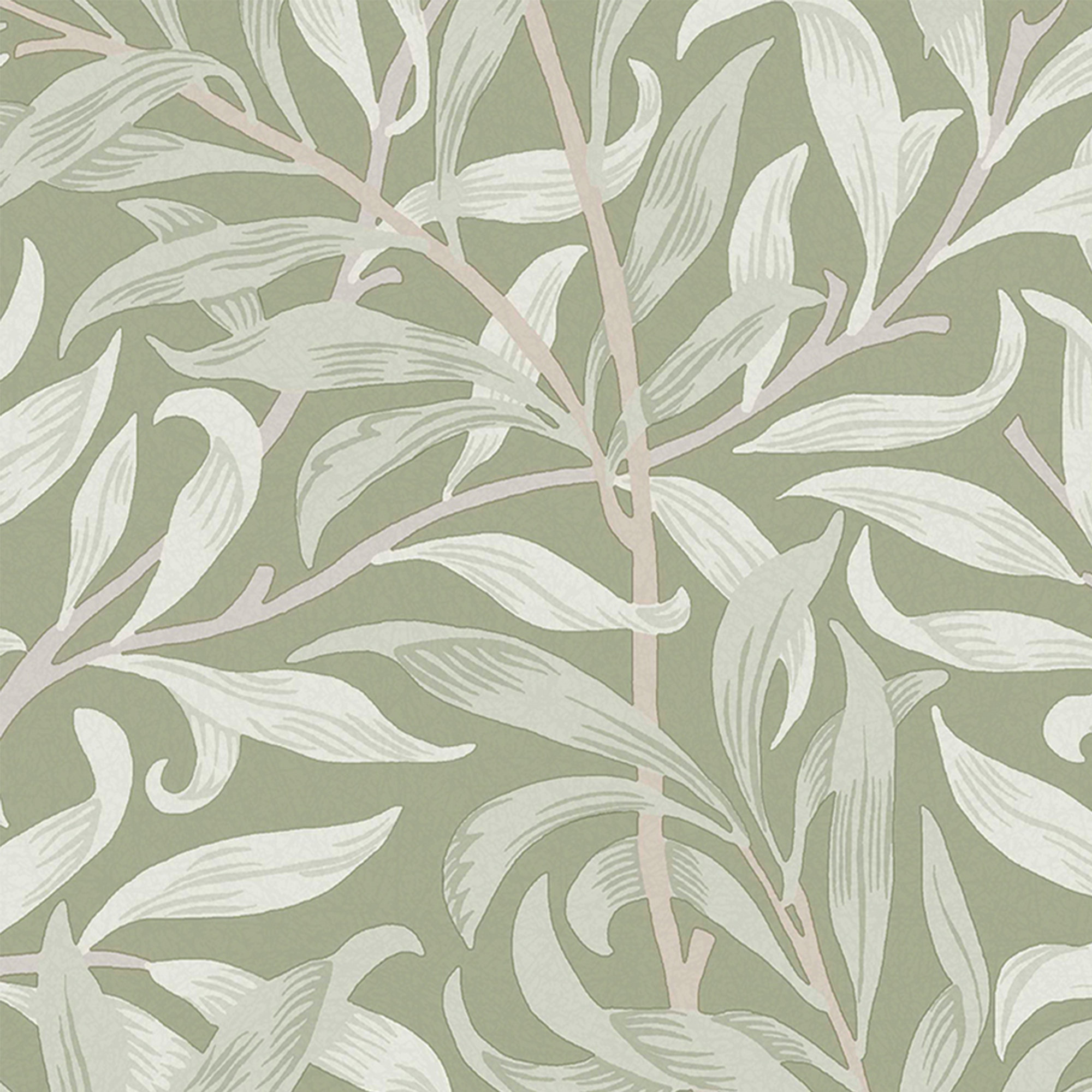 Floral Wallpaper, Sage