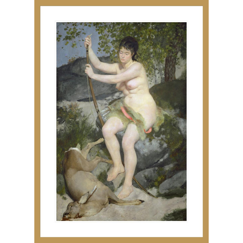 «Diana» par Pierre-Auguste Renoir, impression giclée encadrée, H 41,5 po x l 29,76 po
