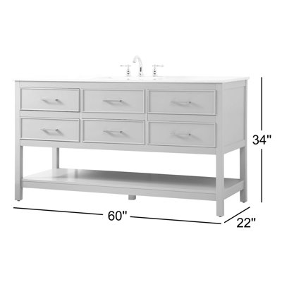 Ensemble de meuble-lavabo simple 60 po Sinclaire