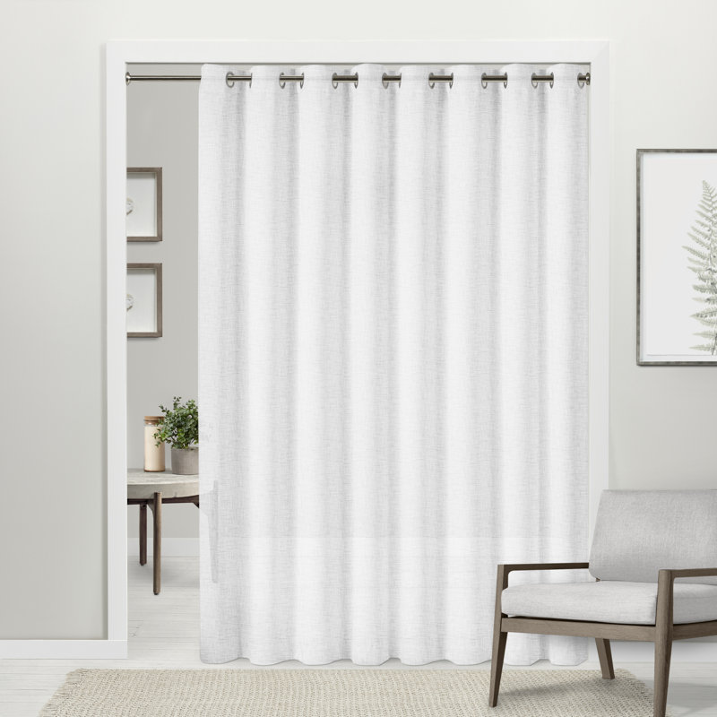Dawnview Exclusive Home Tension Rod, Adjustable, 48" - 84", Brushed Nickel