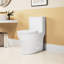 Elongated Toilet, 1.1/1.6 , Comfort Height Floor Mounted, Ceramic, White, Soft Close Seat, & Approved Ceramic Mounted Height,