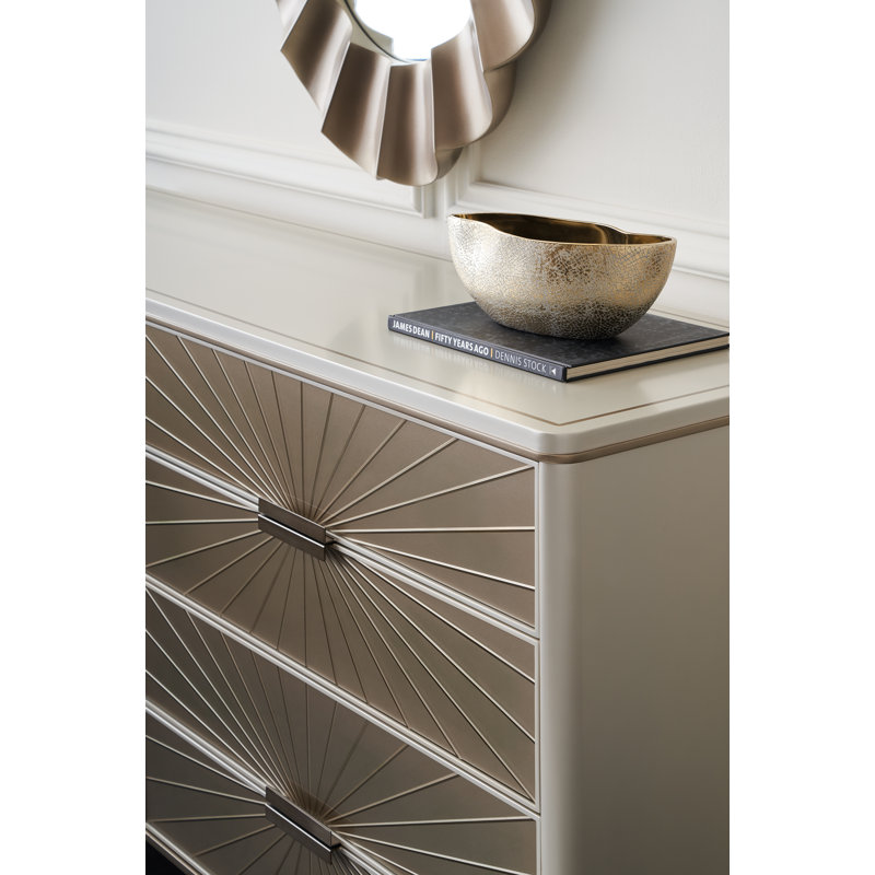 Valentina Birch Solid Wood 72 " W 8 - Drawer Dresser