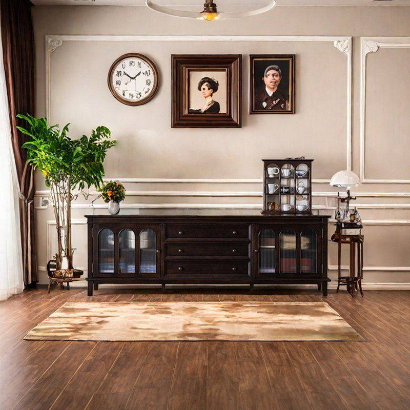 Meuble télé rétro de style américain, 78.74''