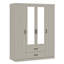 ALLINGTON 4 Door 2 Drawer Wardrobe With Mirror-113360811