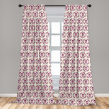 East Urban Home Floral Semi-Sheer Rod Pocket Sliding Panel