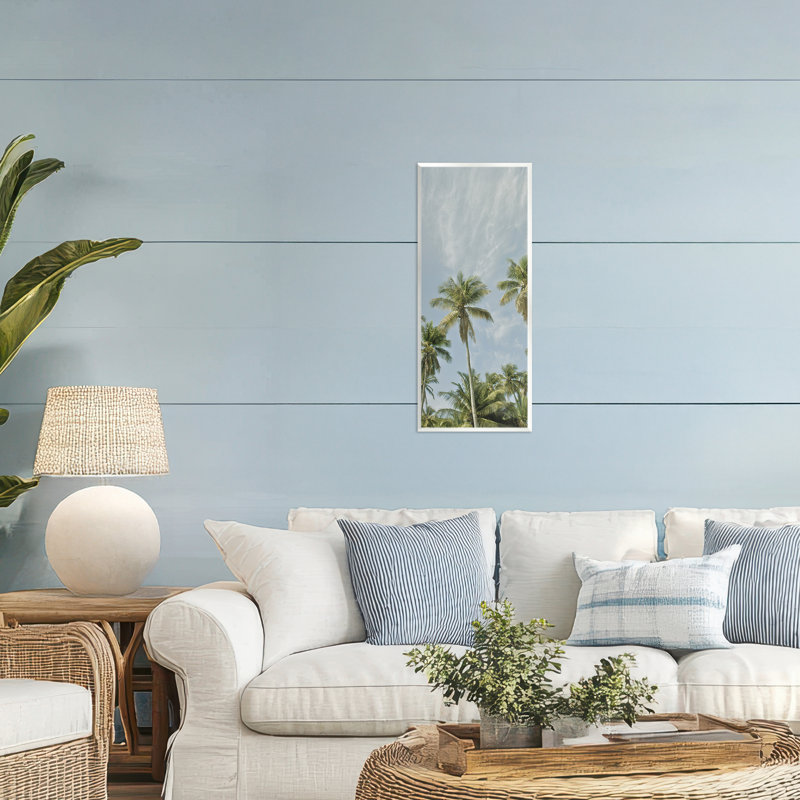 Plaque murale Magens Bay Beach Palms, design par Seven Trees Design
