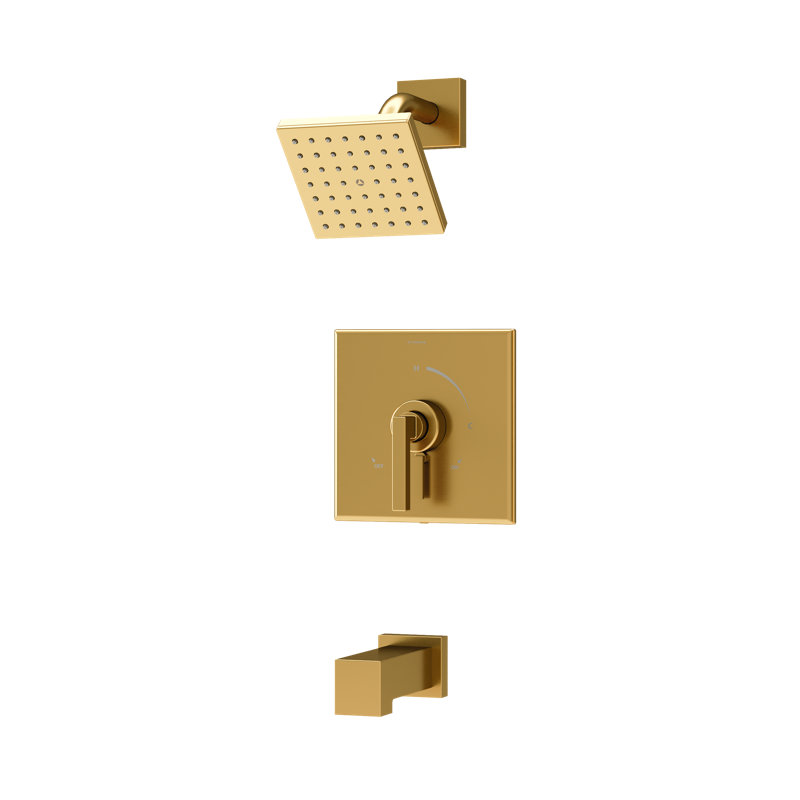 Duro HydroMersion Single Handle Tub & Shower Faucet, Bronze