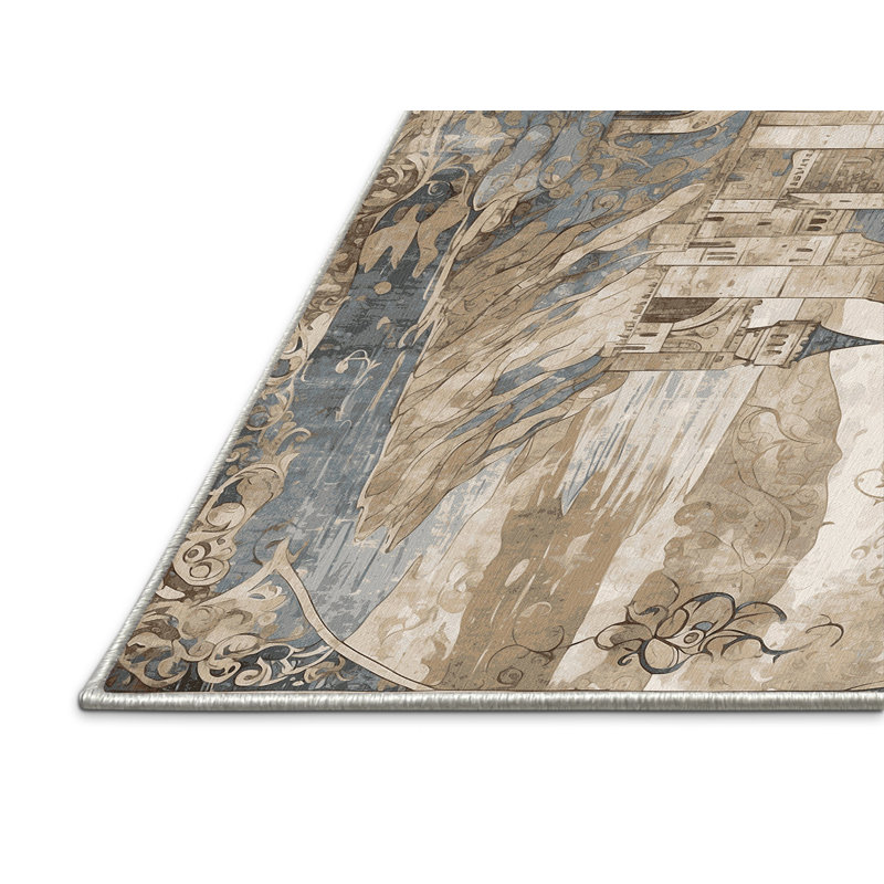 Tapis Bannered Walls, Rectangulaire 8 pi x 10 pi