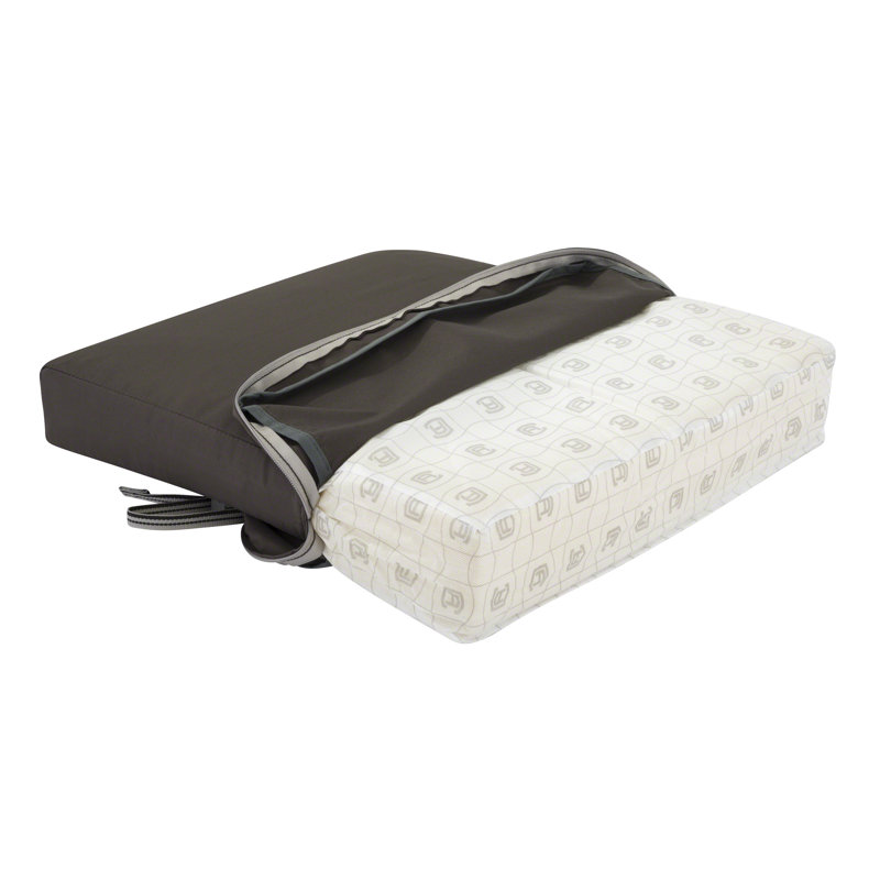 Outdoor Seat Cushion, 42" W x 18" D, Dark Taupe