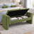 Bench for Bedroom End of Bed, 60.5- inch Upholstered Button Tufted Ottoman Bench with Rolled Arms, Button-Tufted Ottoman for Living Room, Entryway-25947989