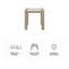 Commode élégante 4 tiroirs à finition brune | Organisateur de chambre à coucher et de garde-robe | Idée de cadeau