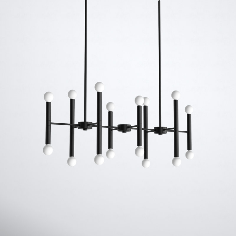Jamir 16-Light Chandelier, Noir