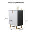 Ensemble de meuble-lavabo simple blanc 24 po-173521683