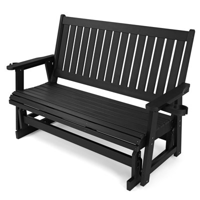 Banc oscillant 3 places en poly Lumber