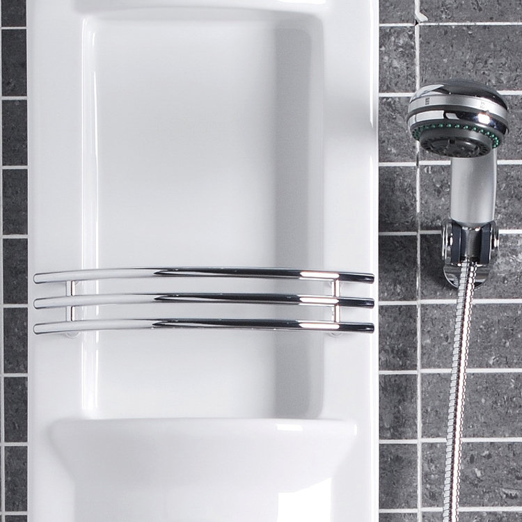 Inverseur de panneau de douche 52,2 po acrylique/thermostatique lucite