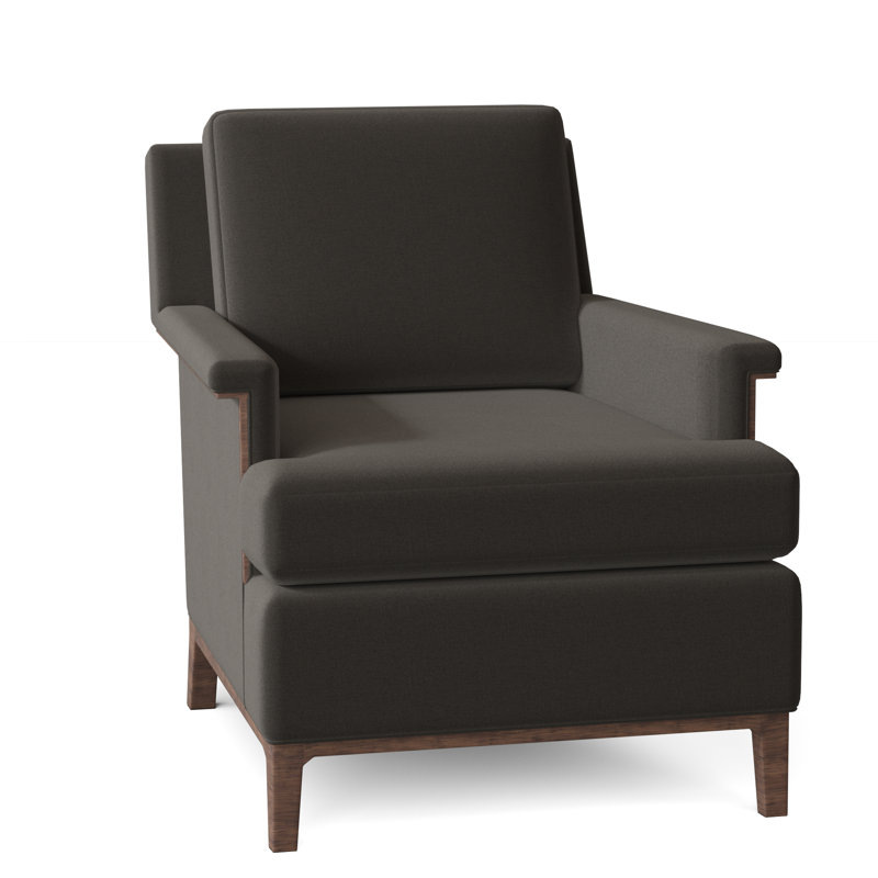 Libby Langdon 28.5" W Armchair, Tobacco, 9953 Loden Polyester