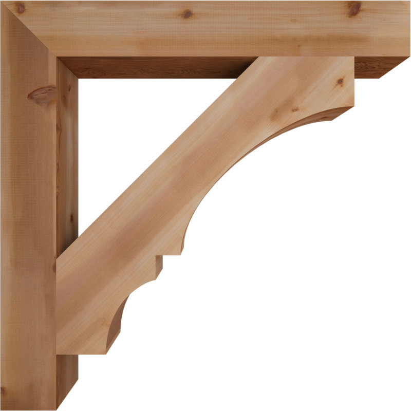 Support l 5 5 po x P 44 po x H 44 po, cèdre rouge occidental, Cèdre rouge de l'Ouest lisse, L 5 1/2 po x P 44 po x H 44 po